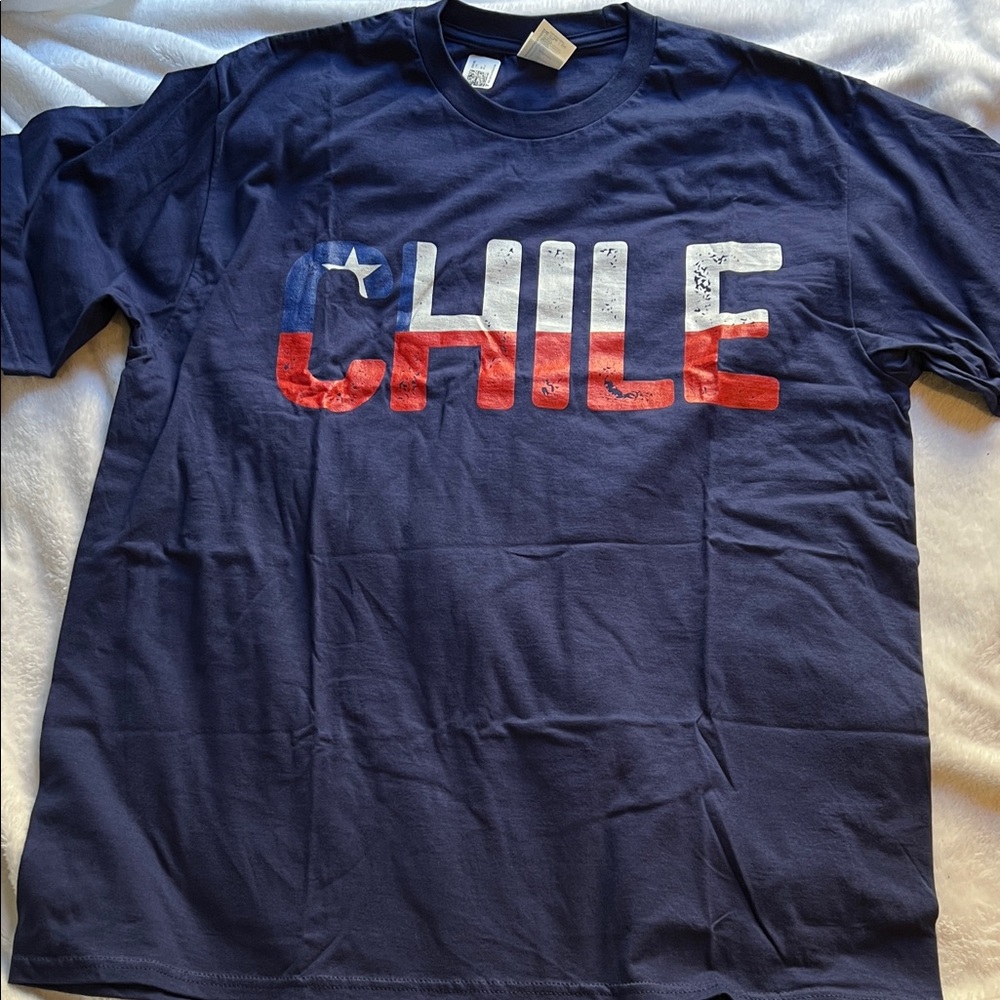 Navy Blue Chile Graphic T-Shirt (Men’s XL)